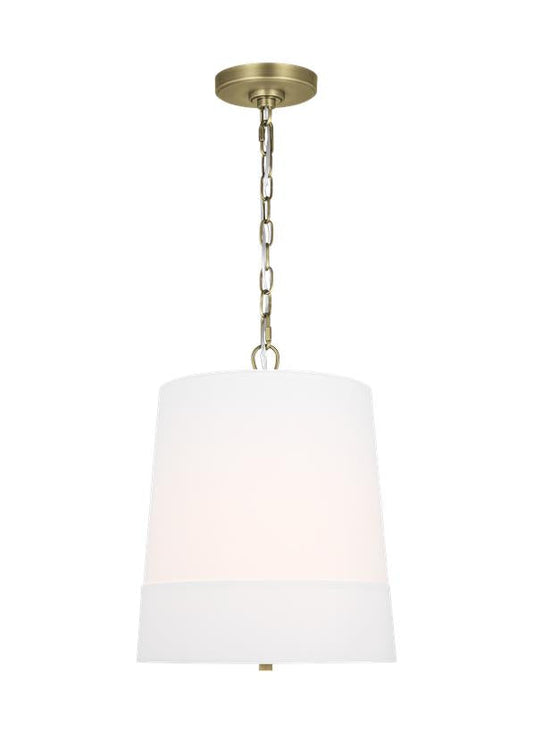 Visual Comfort Studio Lauren Ralph Lauren Ivie Medium Pendant in Time Worn Brass LP1081TWBWLW