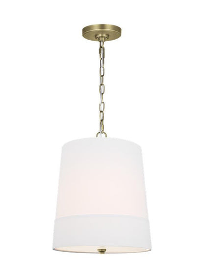 Visual Comfort Studio Lauren Ralph Lauren Ivie Medium Pendant in Time Worn Brass LP1081TWBWLW