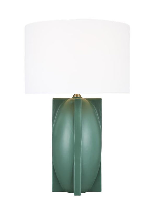 Visual Comfort Studio Lauren Ralph Lauren William Narrow Table Lamp in Matte Green LT1081GRC1