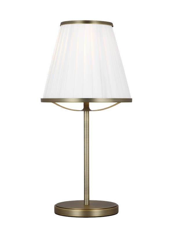 Visual Comfort Studio Lauren Ralph Lauren Esther Table Lamp in Time Worn Brass LT1131TWB1