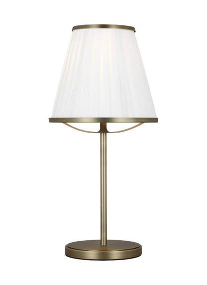 Visual Comfort Studio Lauren Ralph Lauren Esther Table Lamp in Time Worn Brass LT1131TWB1