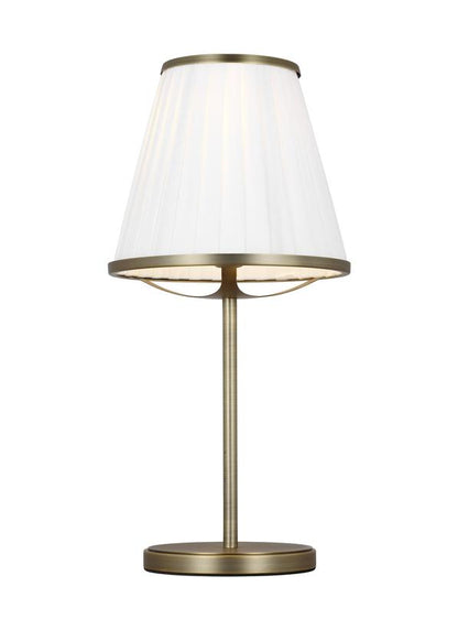 Visual Comfort Studio Lauren Ralph Lauren Esther Table Lamp in Time Worn Brass LT1131TWB1