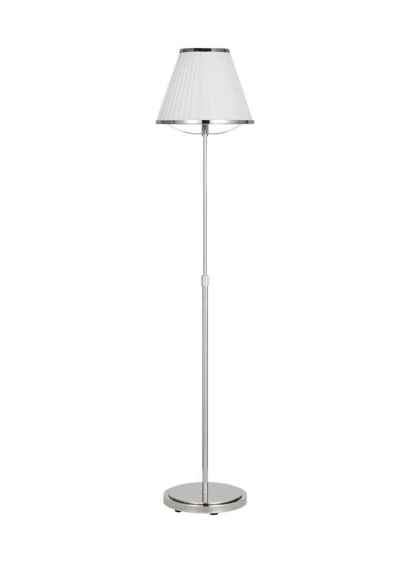 Visual Comfort Studio Lauren Ralph Lauren Esther Floor Lamp in Polished Nickel LT1141PN1