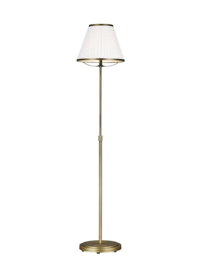 Visual Comfort Studio Lauren Ralph Lauren Esther Floor Lamp in Time Worn Brass LT1141TWB1