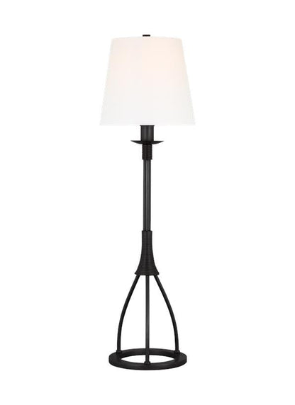 Visual Comfort Studio Lauren Ralph Lauren Sullivan Buffet Lamp in Aged Iron LT1171AI1