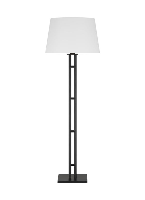 Visual Comfort Studio Lauren Ralph Lauren Haddon Medium Floor Lamp in Aged Iron LT1201AI1