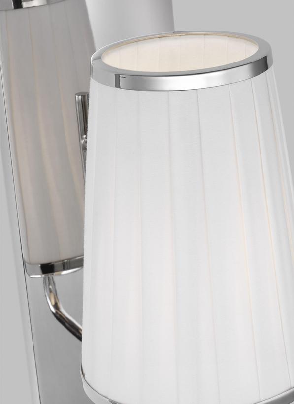 Visual Comfort Studio Lauren Ralph Lauren Esther Single Sconce in Polished Nickel LW1091PN