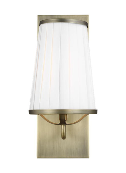 Visual Comfort Studio Lauren Ralph Lauren Esther Single Sconce in Time Worn Brass LW1091TWB