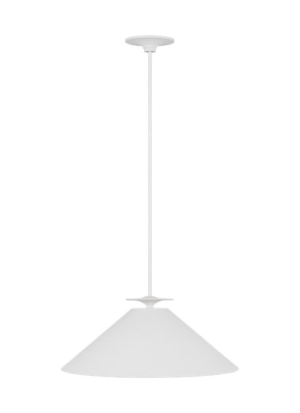 Visual Comfort Studio Christiane Lemieux Cornet Extra Large Pendant in Cast Plaster LXP1011CPST