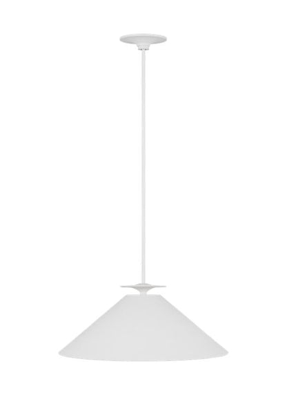 Visual Comfort Studio Christiane Lemieux Cornet Extra Large Pendant in Cast Plaster LXP1011CPST