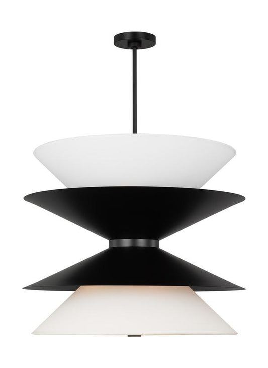 Visual Comfort Studio Christiane Lemieux Chambord Extra Large Pendant in Aged Iron LXP10212AI