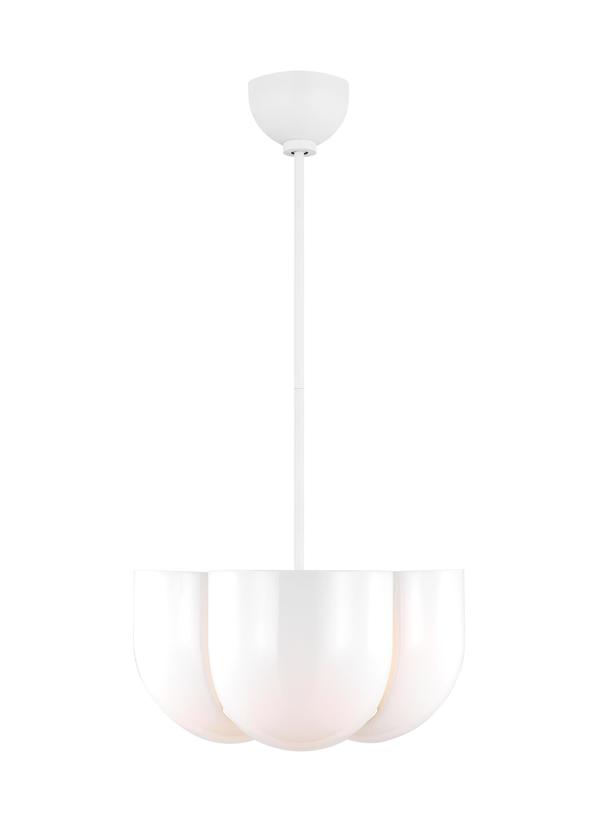 Visual Comfort Studio Christiane Lemieux Cheverny Large Pendant in Matte White LXP1044MWT