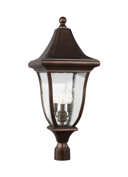 Visual Comfort Studio Sean Lavin Oakmont Post Lantern in Patina Bronze OL13107PTBZ