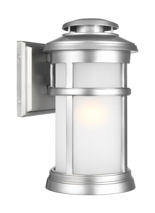 Visual Comfort Studio Sean Lavin Newport Small Lantern in Painted Brushed Steel OL14301PBS