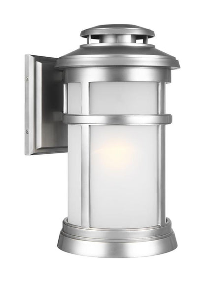 Visual Comfort Studio Sean Lavin Newport Medium Lantern in Painted Brushed Steel OL14302PBS