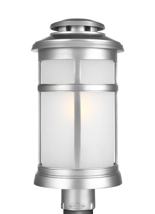 Visual Comfort Studio Sean Lavin Newport Post Lantern in Painted Brushed Steel OL14307PBS