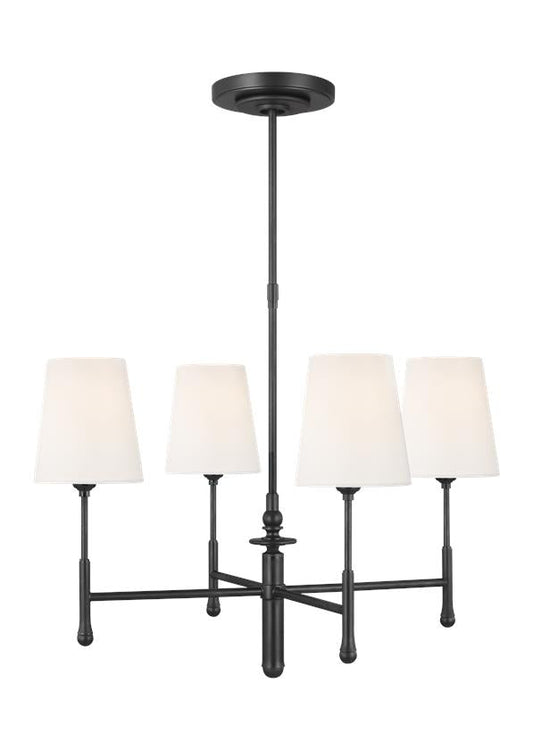 Visual Comfort Studio Thomas O'Brien Capri Small Chandelier in Aged Iron TC1004AI