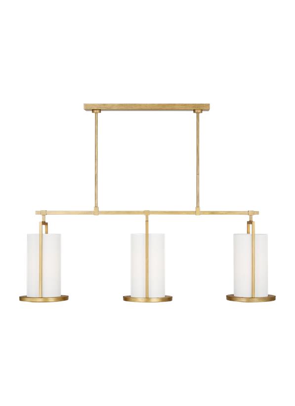 Visual Comfort Studio Thom Filicia Sherwood Large Linear Chandelier in Coastal Gild TFC1053CGD