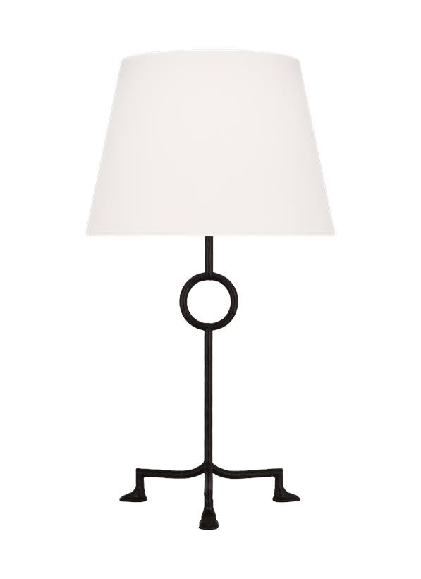 Visual Comfort Studio Thom Filicia Montour Large Table Lamp in Aged Iron TFT1021AI1