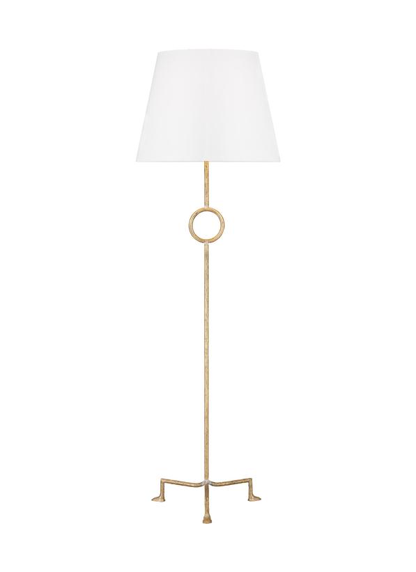 Visual Comfort Studio Thom Filicia Montour Large Floor Lamp in Coastal Gild TFT1031CGD1