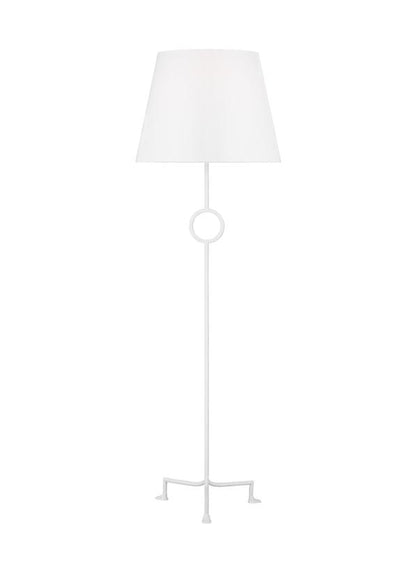 Visual Comfort Studio Thom Filicia Montour Large Floor Lamp in Matte White TFT1031MWT1