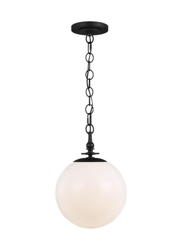 Visual Comfort Studio Thomas O'Brien Capri Large Pendant in Aged Iron TP1041AI