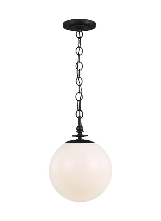 Visual Comfort Studio Thomas O'Brien Capri Large Pendant in Aged Iron TP1041AI