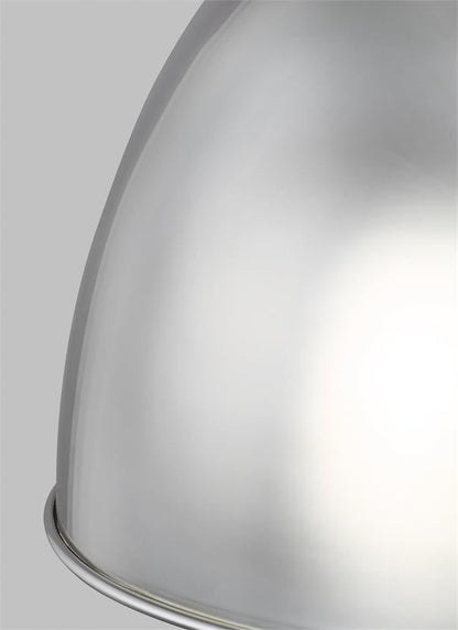 Visual Comfort Studio Thomas O'Brien Logan Medium Pendant in Polished Nickel TP1061PN