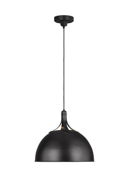 Visual Comfort Studio Thomas O'Brien Logan Large Pendant in Aged Iron TP1071AI