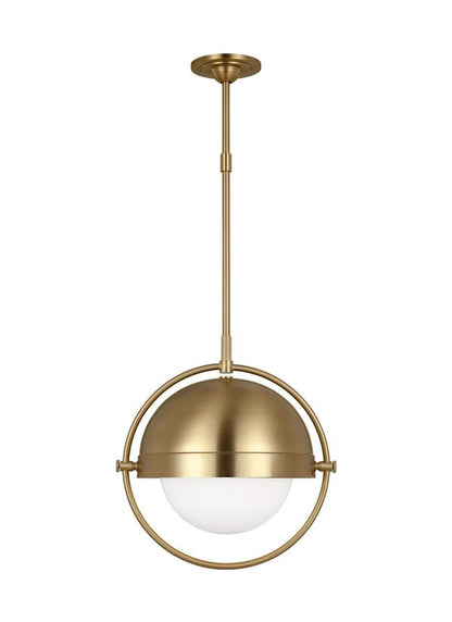 Visual Comfort Studio Thomas O'Brien Bacall Large Pendant in Burnished Brass TP1101BBS