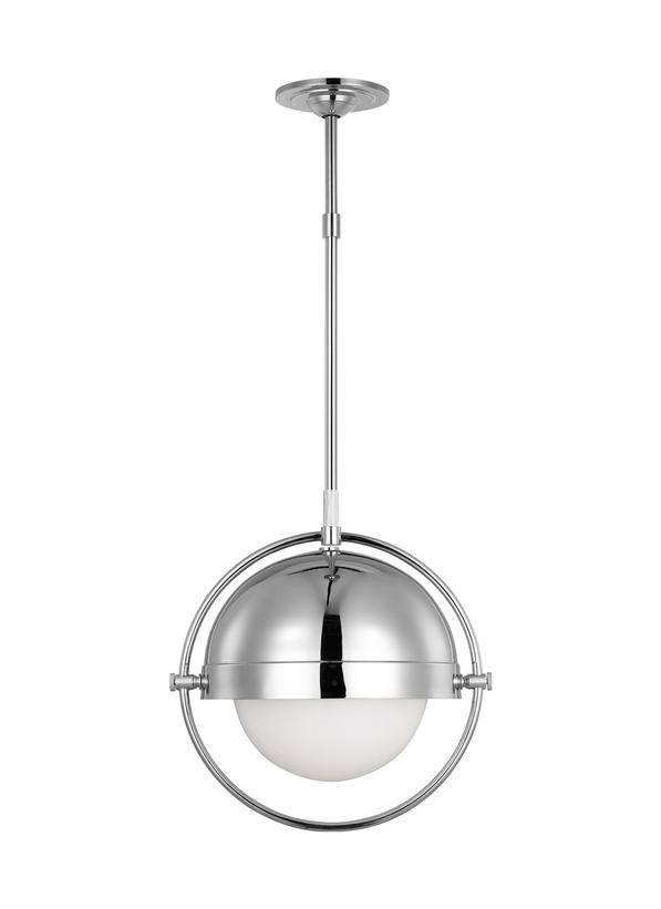 Visual Comfort Studio Thomas O'Brien Bacall Large Pendant in Polished Nickel TP1101PN