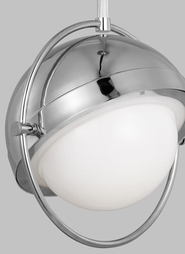 Visual Comfort Studio Thomas O'Brien Bacall Large Pendant in Polished Nickel TP1101PN