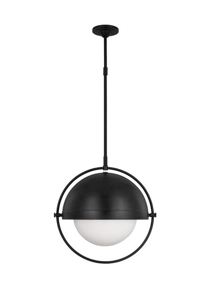 Visual Comfort Studio Thomas O'Brien Bacall Extra Large Pendant in Aged Iron TP1111AI