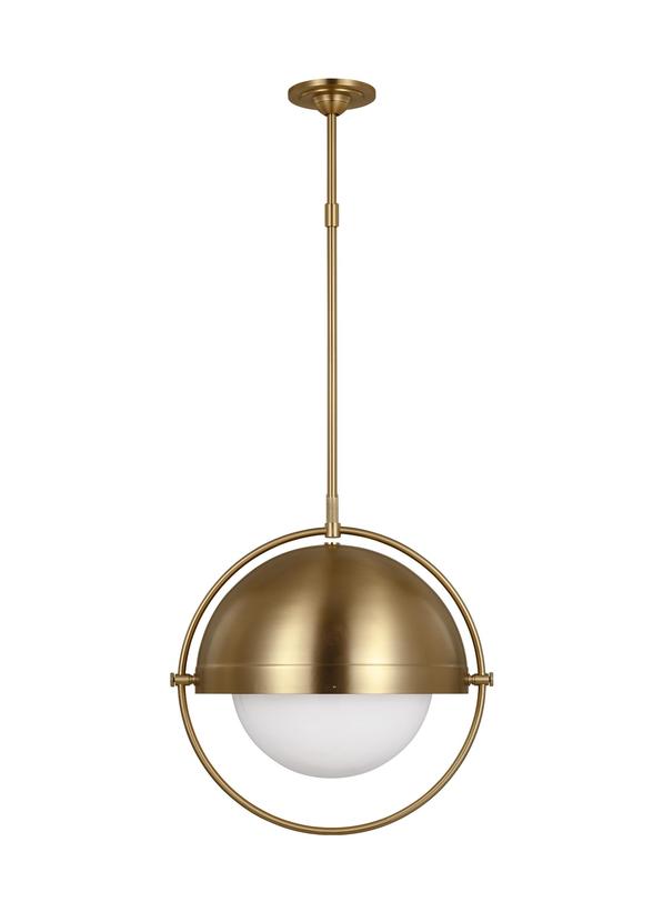 Visual Comfort Studio Thomas O'Brien Bacall Extra Large Pendant in Burnished Brass TP1111BBS