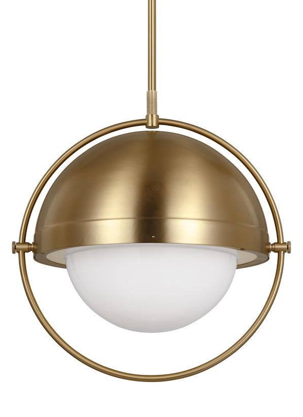 Visual Comfort Studio Thomas O'Brien Bacall Extra Large Pendant in Burnished Brass TP1111BBS