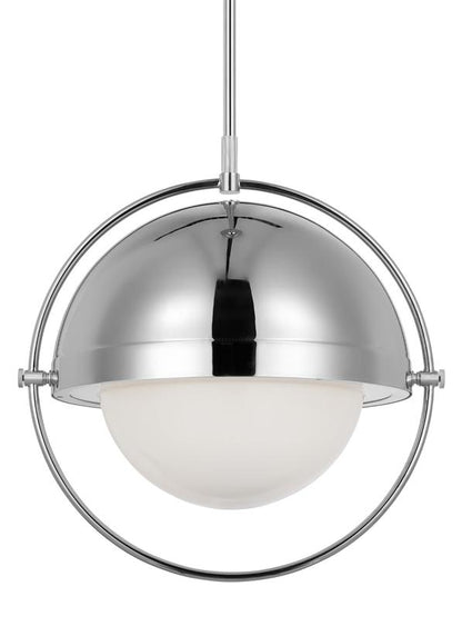 Visual Comfort Studio Thomas O'Brien Bacall Extra Large Pendant in Polished Nickel TP1111PN