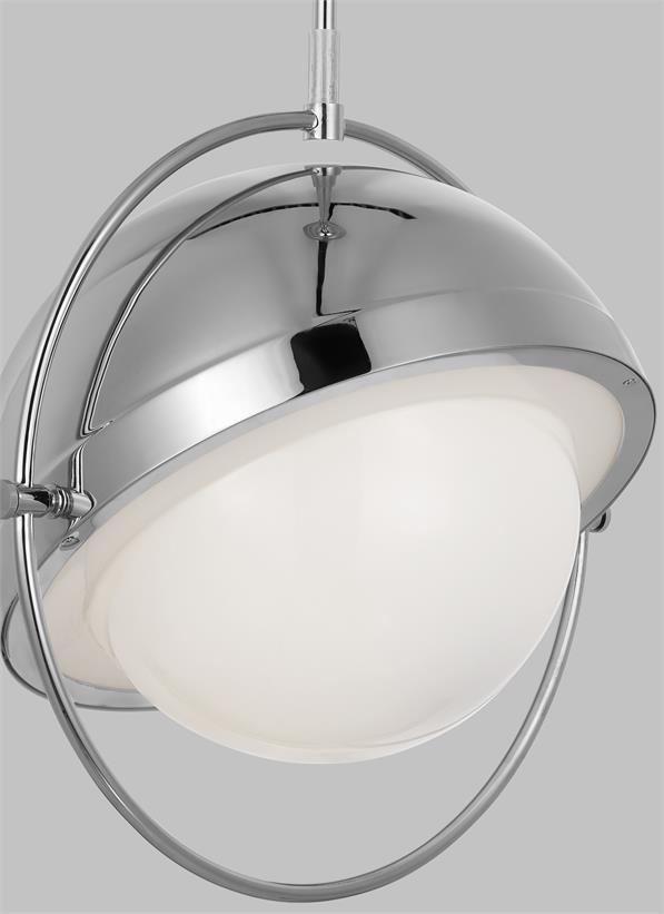 Visual Comfort Studio Thomas O'Brien Bacall Extra Large Pendant in Polished Nickel TP1111PN