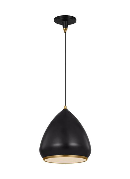 Visual Comfort Studio Thomas O'Brien Clasica Medium Pendant in Aged Iron TP1121AIBBS