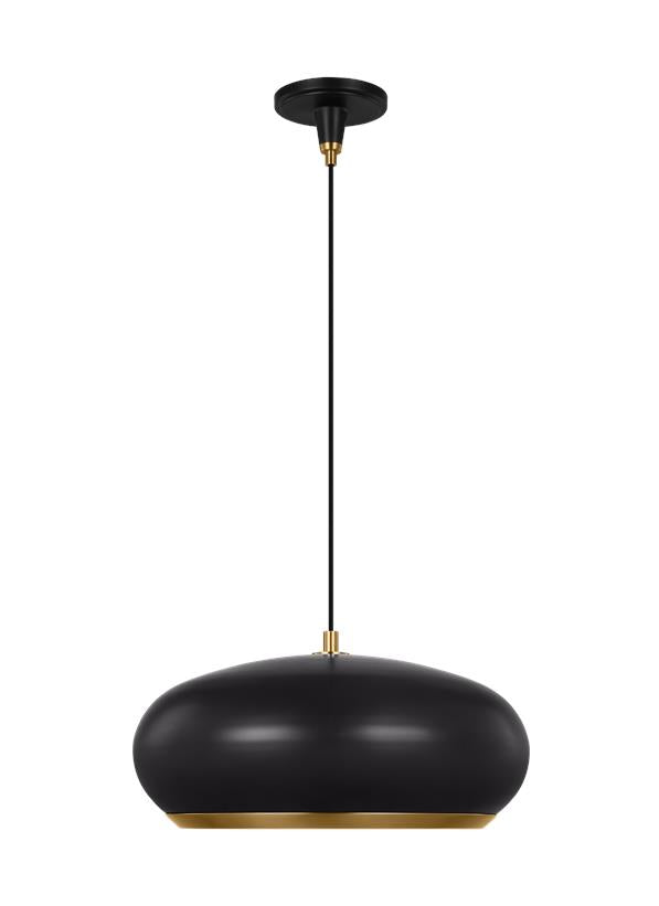 Visual Comfort Studio Thomas O'Brien Clasica Large Pendant in Aged Iron TP1131AIBBS