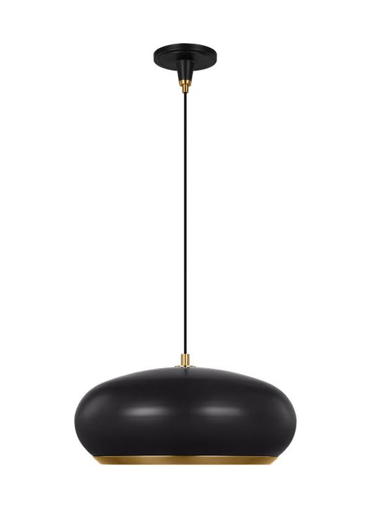 Visual Comfort Studio Thomas O'Brien Clasica Large Pendant in Aged Iron TP1131AIBBS