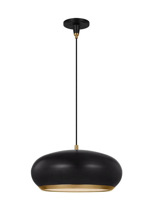 Visual Comfort Studio Thomas O'Brien Clasica Large Pendant in Aged Iron TP1131AIBBS