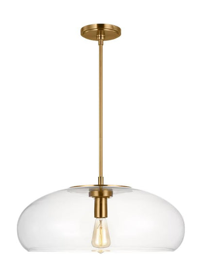 Visual Comfort Studio Thomas O'Brien Largo Extra Large Pendant in Burnished Brass TP1161BBS