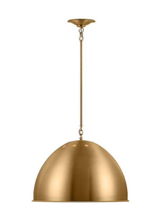 Visual Comfort Studio Thomas O'Brien Robbie Extra Large Pendant in Burnished Brass TP1171BBS