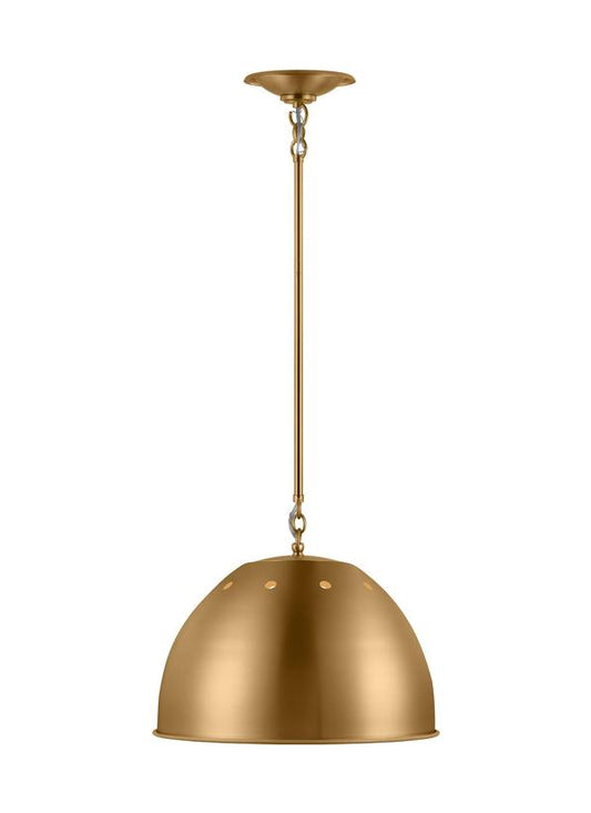 Visual Comfort Studio Thomas O'Brien Robbie Large Pendant in Burnished Brass TP1181BBS