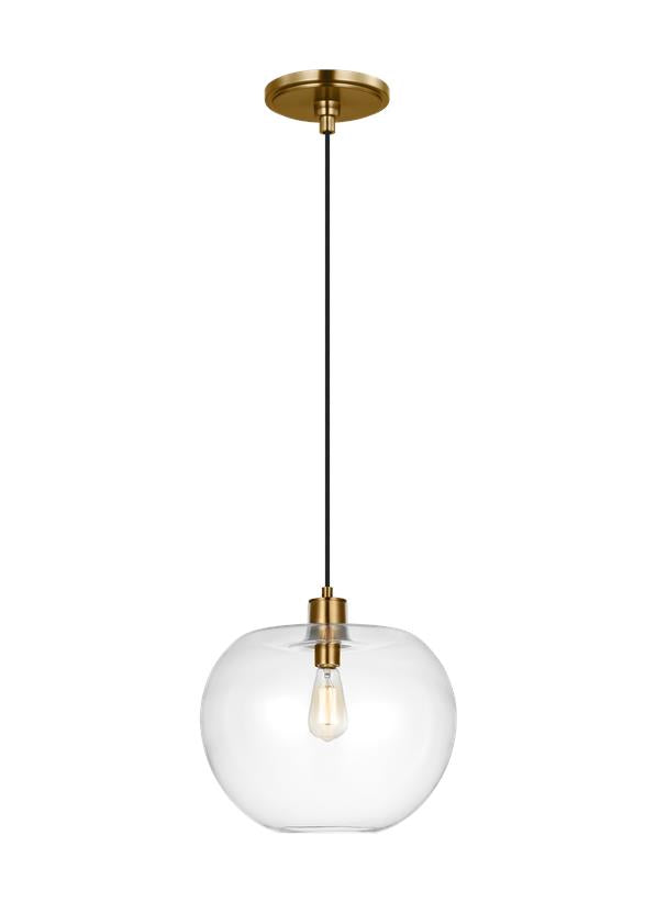 Visual Comfort Studio Thomas O'Brien Mela Large Pendant in Burnished Brass TP1201BBS