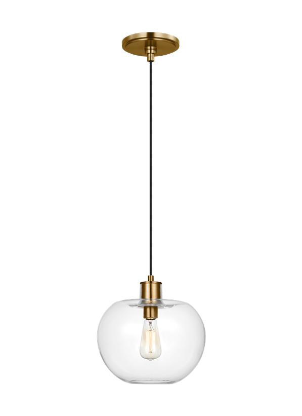 Visual Comfort Studio Thomas O'Brien Mela Medium Pendant in Burnished Brass TP1211BBS