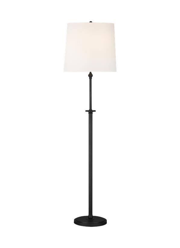 Visual Comfort Studio Thomas O'Brien Capri Floor Lamp in Aged Iron TT1012AI1