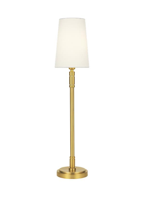 Visual Comfort Studio Thomas O'Brien Beckham Classic Buffet Lamp in Burnished Brass TT1021BBS1