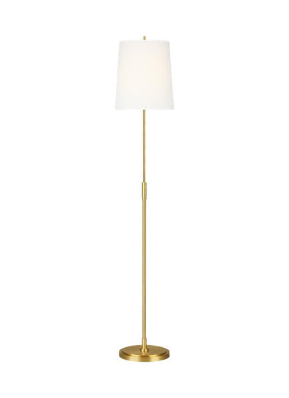 Visual Comfort Studio Thomas O'Brien Beckham Classic Floor Lamp in Burnished Brass TT1031BBS1