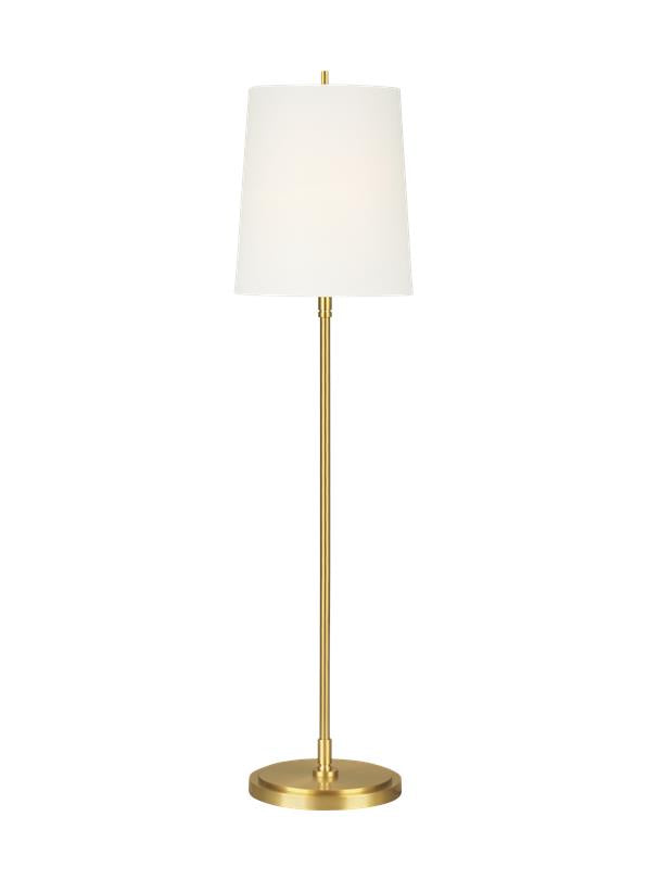 Visual Comfort Studio Thomas O'Brien Beckham Classic Floor Lamp in Burnished Brass TT1031BBS1